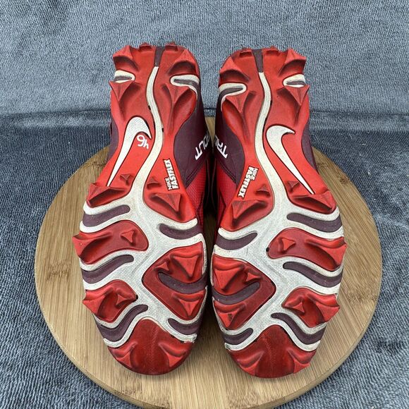Nike Trout Baseball Cleats Shoes Mens 7 Red White CZ5911-616 Molded Spikes - Picture 7 of 10